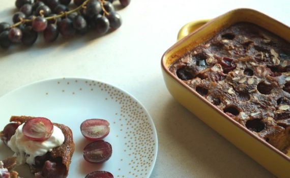 clafoutis de uvas